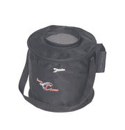 Iron Claw Minnow Barrel L Köderfischeimer mit Tasche für Sauerstoffpumpe ideal für alle Angelköder