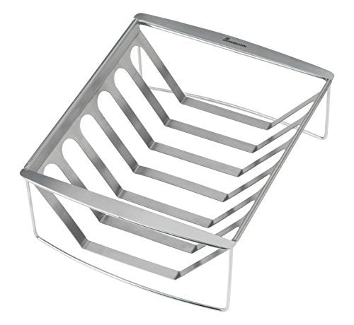 Sparebhalter und Bratenkorb Landmann 34 * 26 * 9 cm aus Edelstahl beidseitig Verwendbar