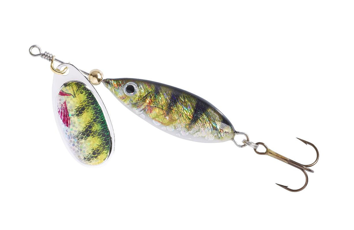 Wobbler MK Flattermann 4 cm 8 Gramm Dekor Barsch Natur Angelköder sinkend Raubfischköder