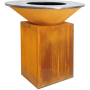 Unité de cuisson Ofyr Classic Corten 100 avec plaque de 100 cm et surface de cuisson de 0,55 m²