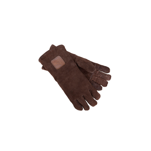 Ofyr Grillhandschuhe 1 Paar Lederhandschuhe hitzebeständig bis 250 Grad