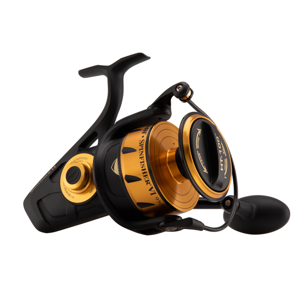 Moulinet Penn Spinfisher VI SSVI 9500, 0,56 mm, 320 mètres, 6 roulements à billes, 1052 g, 4,2:1