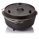 Petromax Feuertopf 6ft 5,5 Liter Dutch Oven inklusive Deckel ideal für 4 bis 8 Personen