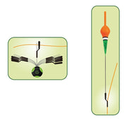 Posen Connector für Feststellangelposen Größe S 8 Stück