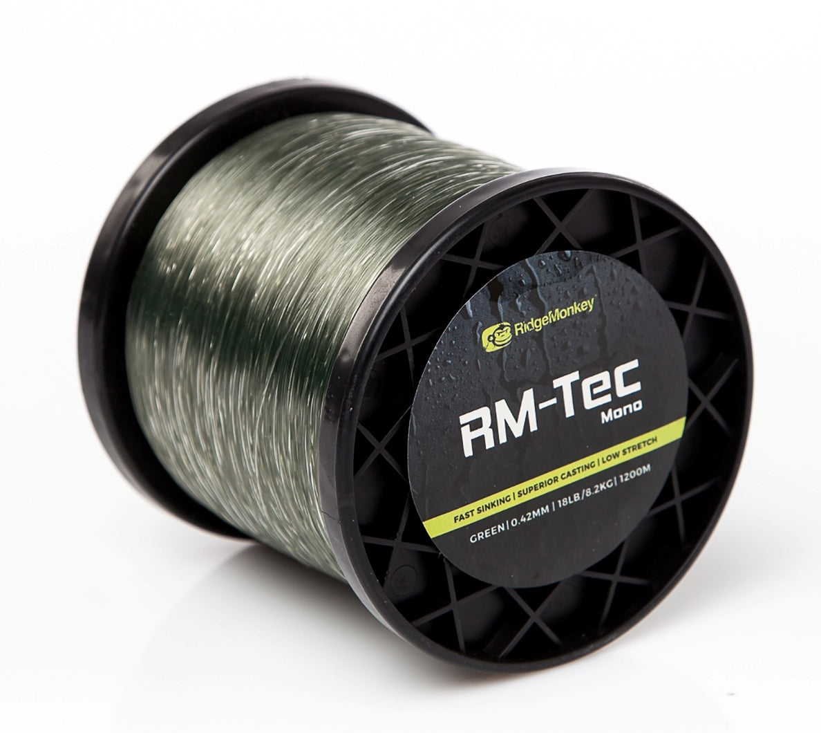 Ridge Monkey RMT002 Tec-Mono 15lb/0,38mm Vert 1200m