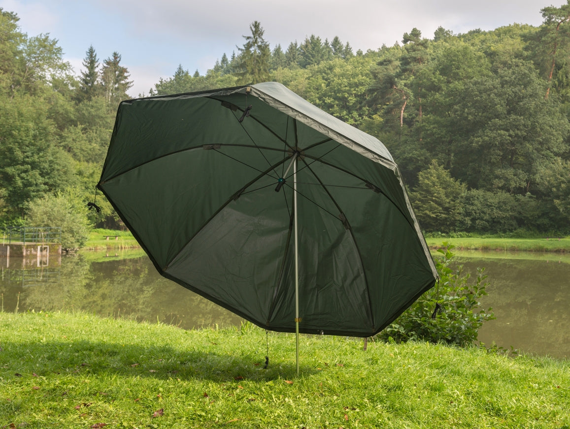 Anaconda Shelter Schirmzelt Angelschirmzelt Durchmesser 240 cm 3 Meter Bogenspannweite