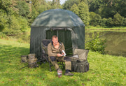 Anaconda Shelter Schirmzelt Angelschirmzelt Durchmesser 240 cm 3 Meter Bogenspannweite