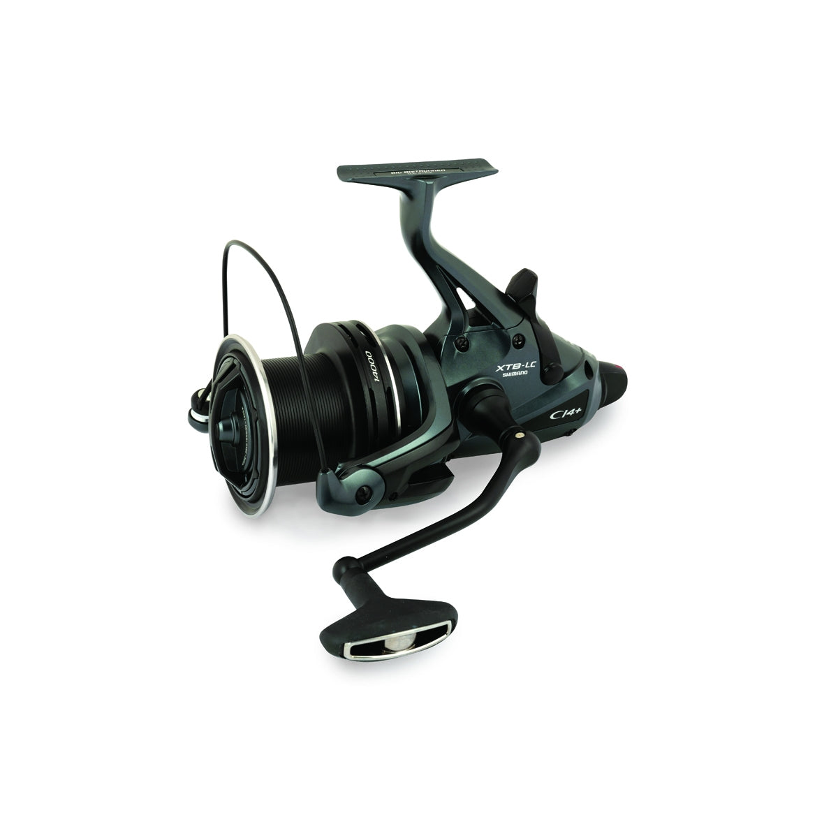 Shimano Baitrunner C 14 + XT-B Longcast 0,40 mm 210 Meter Schnurfassung Freilaufrolle