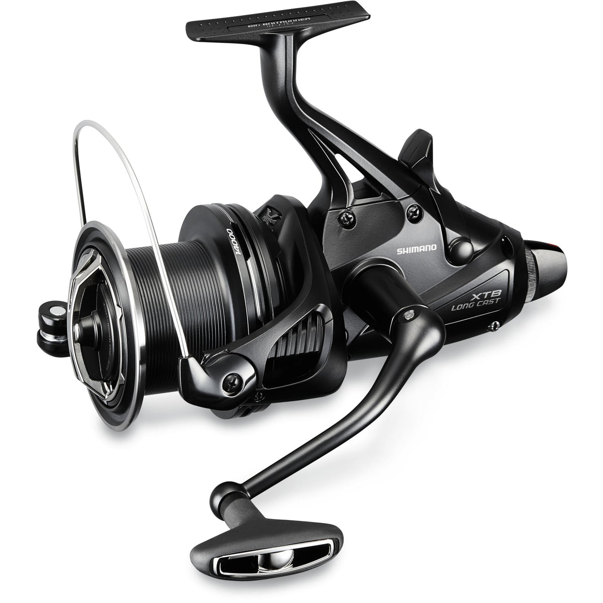 Shimano Big Baitrunner C14+ LC 14000 XTB Freilaufrolle 7 Kugellager 640 Gramm 20 kg Bremskraft 5,6 : 1 105 cm Schnureinzug