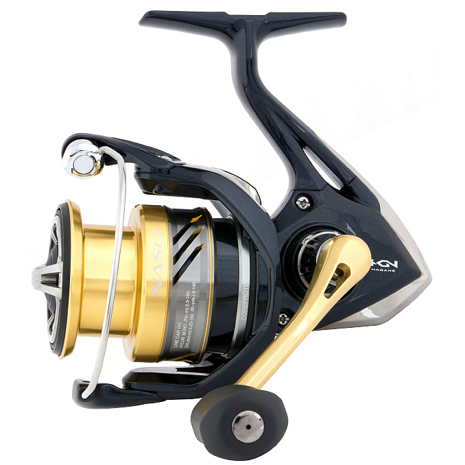 Shimano NASCI 2500 FB HG Angelrolle mit Frontbremse