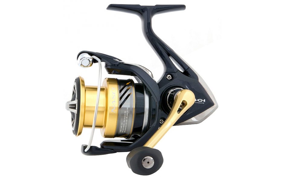 Angelrolle Shimano Nasci 4000 FB mit Frontbremse