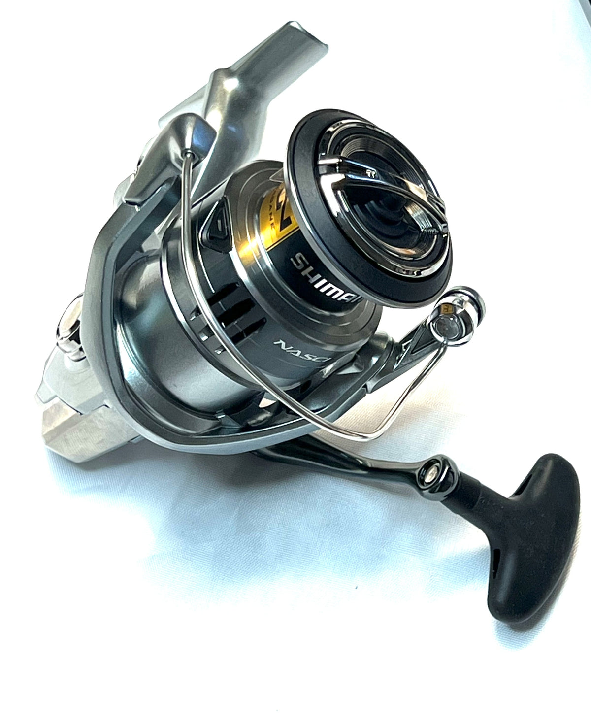 Shimano Nasci 4000 FC Angel Rolle mit Frontbremse Schnurfassung 0,30 mm 180 Meter