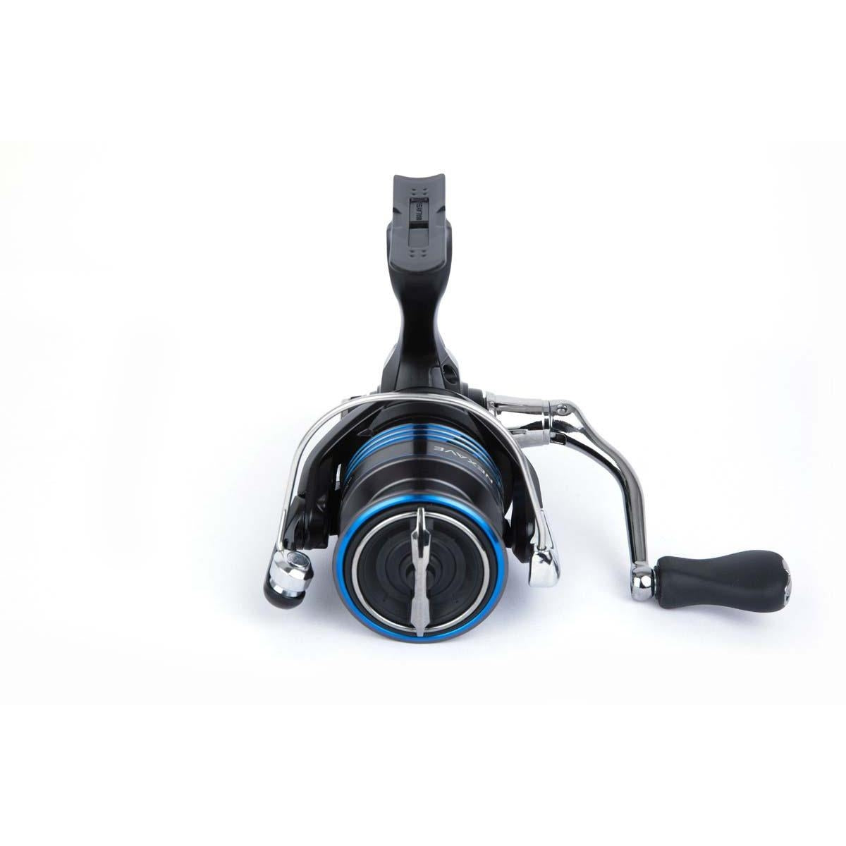 Shimano Nexave 2500 Angelrolle mit Frontbremse 0,25 mm 160 Meter 5,0 : 1 4 Kugellager 5 kg Bremskraft