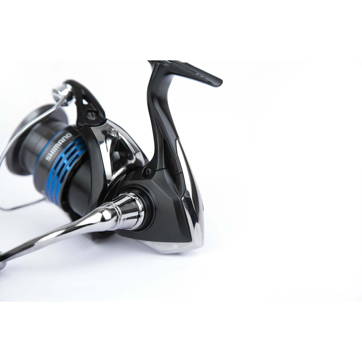 Shimano Nexave 2500 Angelrolle mit Frontbremse 0,25 mm 160 Meter 5,0 : 1 4 Kugellager 5 kg Bremskraft