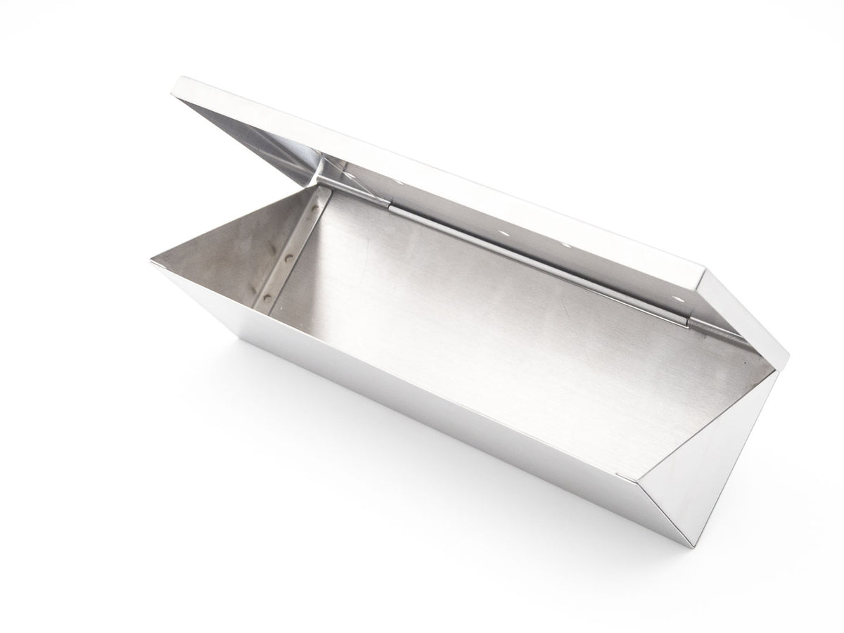 Räucherbox für Wood Chips aus Edelstahl 22 * 7,5 * 7,5 cm für alle Grillarten