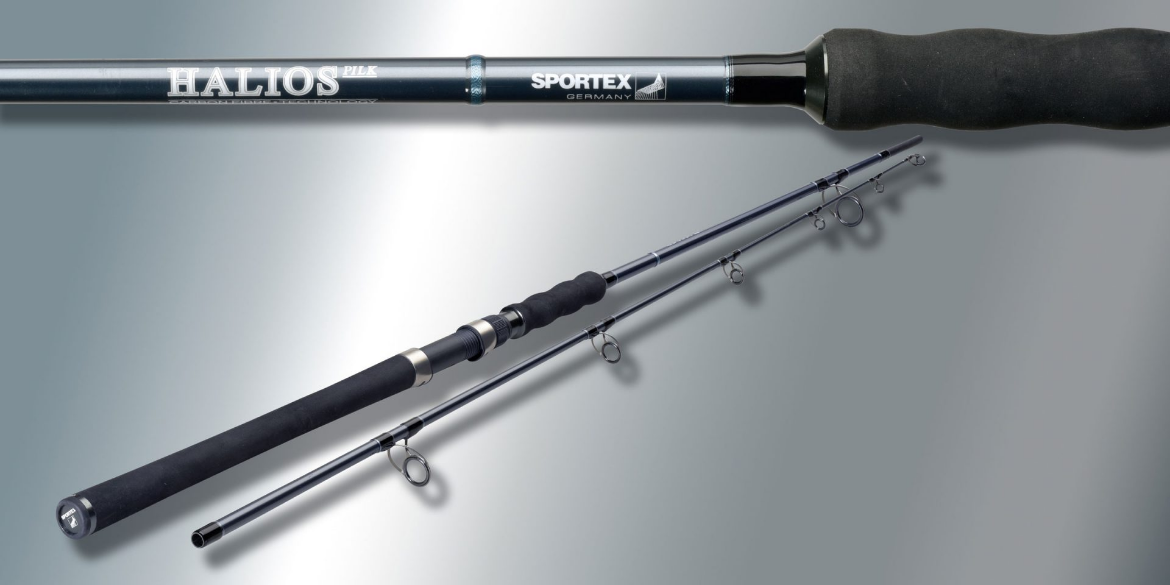 Sportex Halios HS2409 Meeresrute 2,4 Meter 110 - 220 Gr. WG 313 Gramm 1,24 Meter Transport
