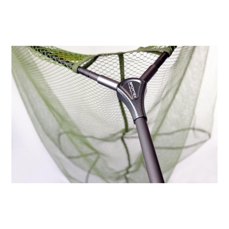 sportex-karpfen-kescher-olive-gummiertes-netz