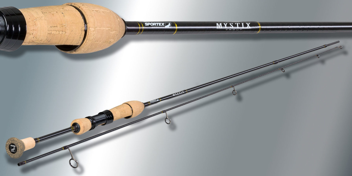 Canne à truite Sportex Mystix Trout MY1800 Ultralight 1,88 mètres, puissance de lancer 0,7 à 7 grammes