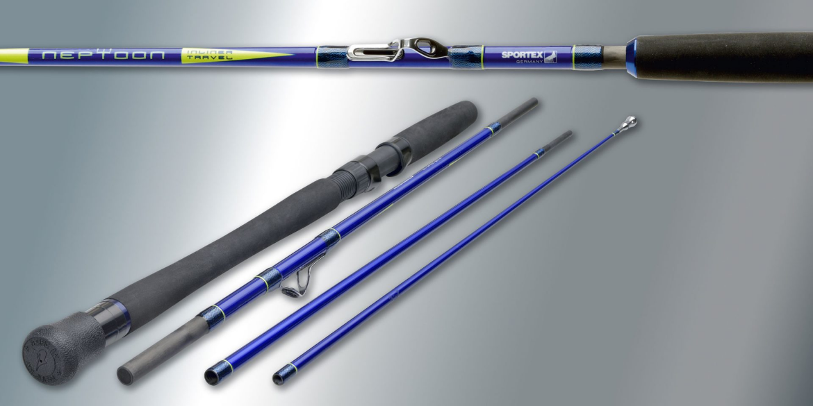 Sportex Neptoon Inliner Travel JT2120 Meeresrute 2,1 Meter 20 lbs 280 Gramm 57 cm Transport