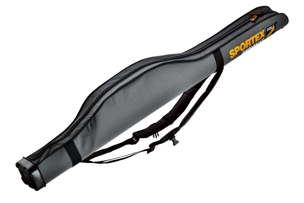 Sportex Super Safe 1,25 Meter für 1 Angelrute Farbe grau mit 2 Trageriemen für Rucksackfunktion