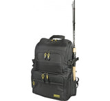 Spro Angelrucksack mit 4 Boxen Angelrucksack mit Angelruten Halterung 37x28x41cm