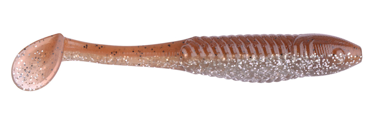 Spro Bony Shad 9 cm Farbe Brown Glitter Angelköder Gummiköder