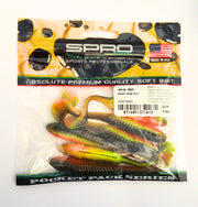 Spro Bony Shad 9 cm Farbe Camo Perch Angelköder Gummiköder