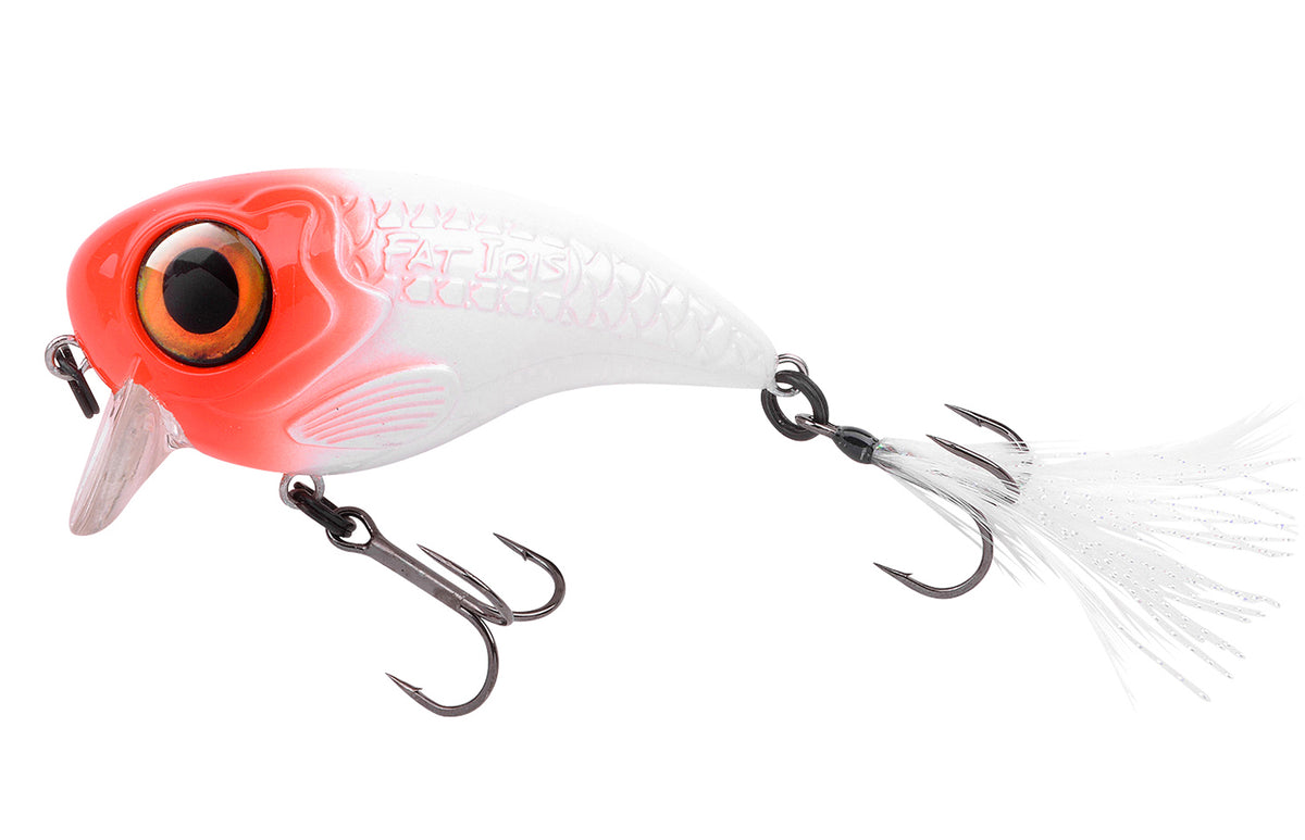 Spro Fat Iris Wobbler Kunstköder Farbe Red Head 60 mm 17 Gramm Hechtwobbler
