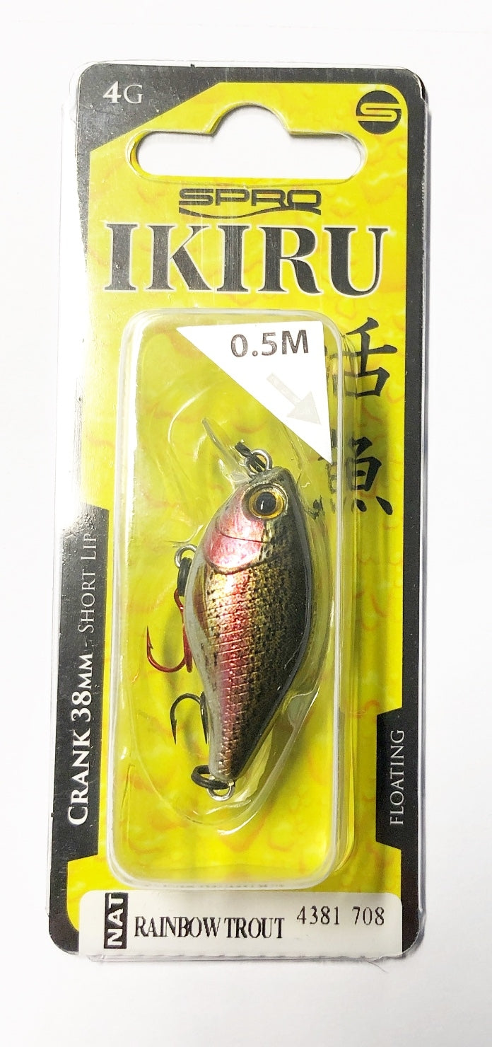 Spro Ikiru Naturals Crank 3,8 cm Forelle Tauchtiefe 0,5 Meter