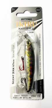 Ikiru Naturals Silent Jerk65BB-Trout  6,5cm 6,8g Farbe  Baby Trout