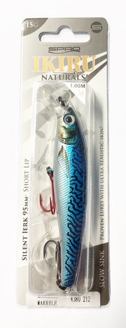 Ikiru Naturals Silent Jerk95Mackerel  9,5cm 15g Farbe  Mackerel