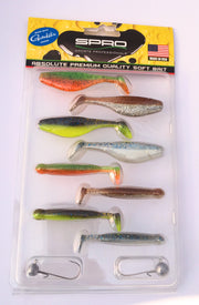 Kit de leurres de pêche Spro Ready for Fish, 10 leurres pour truite, perche, sandre, brochet