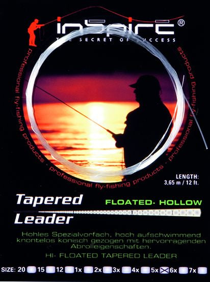Jenzi Fliegenvorfach Tapered Leader 0,18 mm- 240 cm
