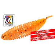Tasty Gums TYPE 3 orange Länge 6 cm mit Geschmackstoff Tasty Gums Köder