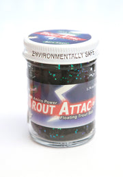 Trout Attack Troutbait Black Glitter