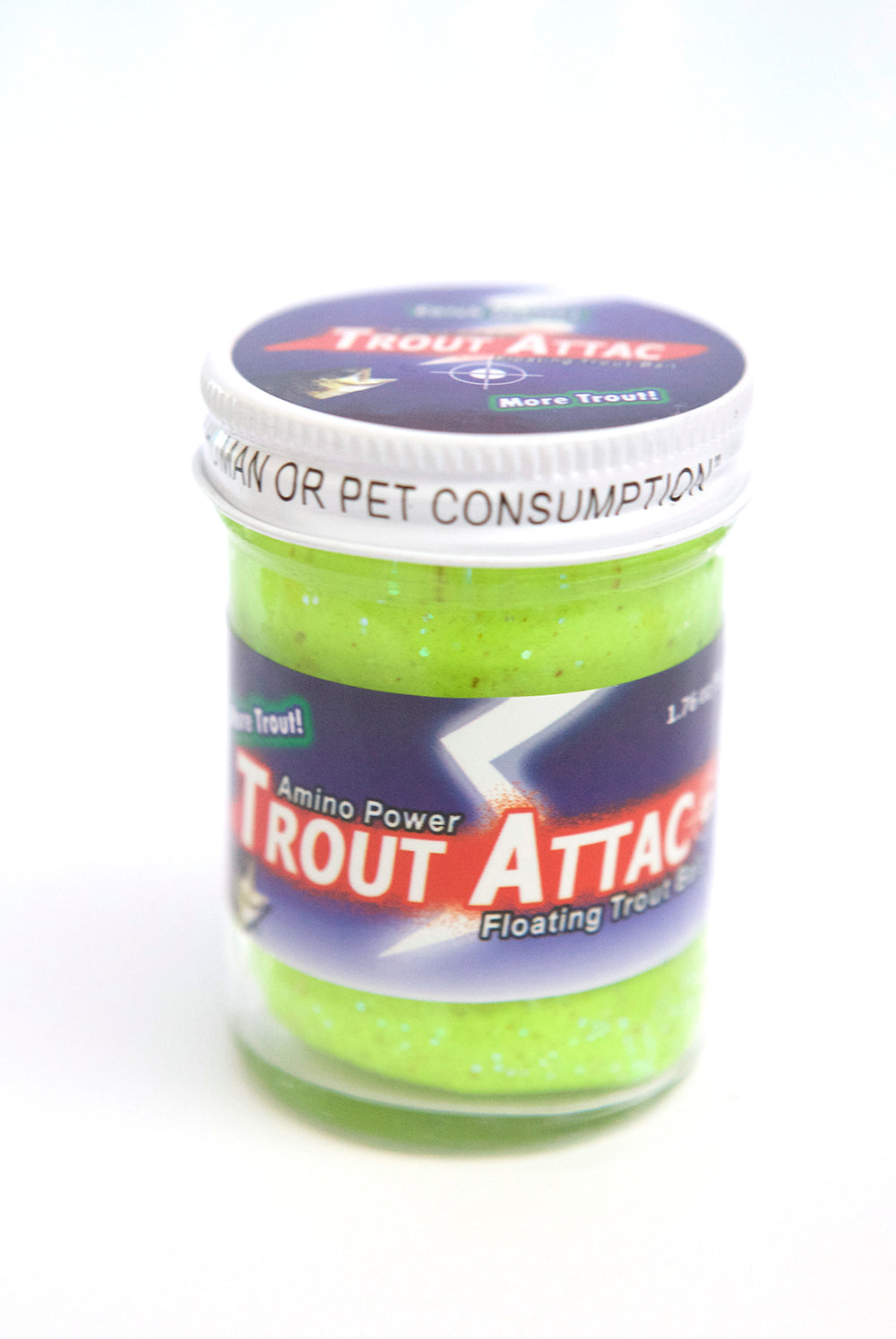 Trout Attack Troutbait Chatreuse Glitter