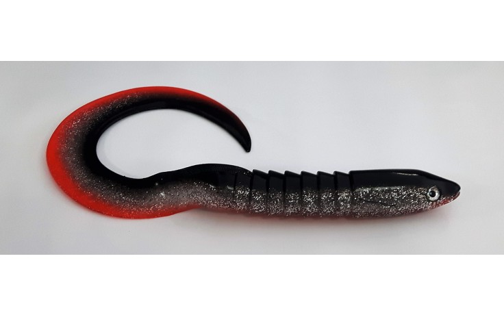 Uni Cat Vertic Eel Gummiaal Gummiangelkder fr Welskder Hechtkder  Raubfischkder zum Angeln auf Waller, Wels 28 cm
