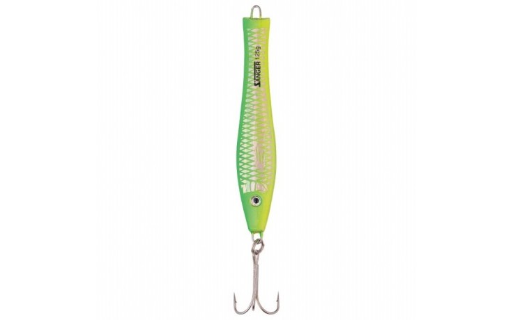 Pilker 3 D Holopilker Angelköder Meeresköder 30 Gramm grün gelb