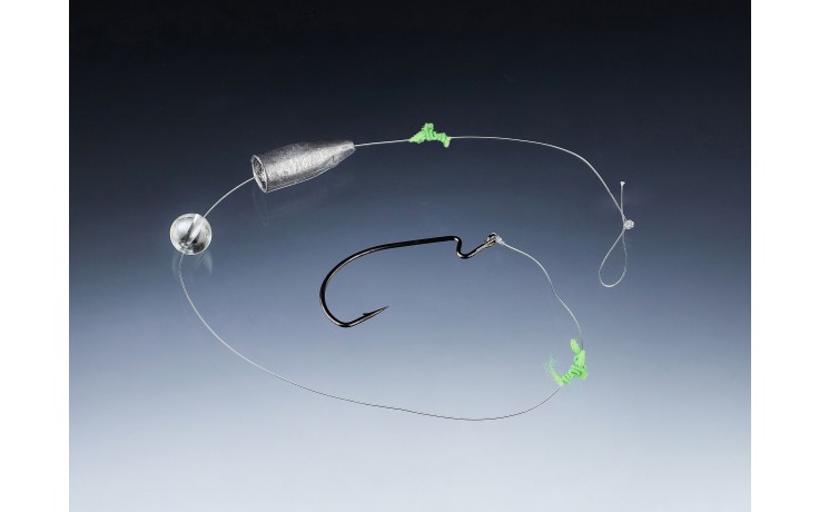 Balzer Shirasu Combi Rig 60cm 0,33mm 15 Gramm für Zander und Barsch