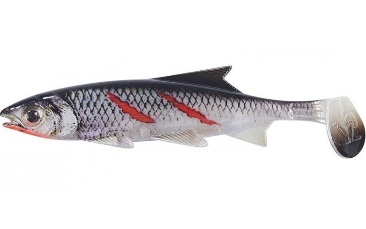 Clone Shad Bloody Minnow 6,5cm Angelköder Gummifisch zum Angeln auf Raubfische