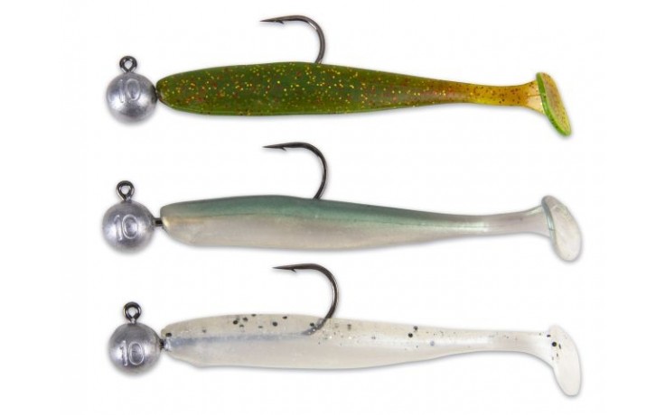 Iron Claw Easy Shad Mix im Set 5 cm fertig montiert 3 Stück