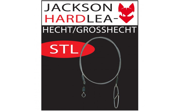 Jackson STL Hard Leader Raubfischvorfach 15,2 kg