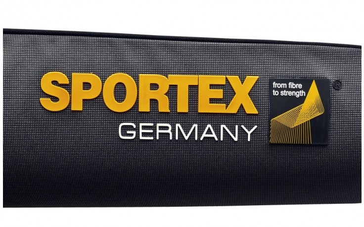 Sportex Super Safe 10" Karpfenfutteral Single 1,65 Meter für 1 Karpfenrute Farbe grau mit 2 Tragegriffen und Karabiner