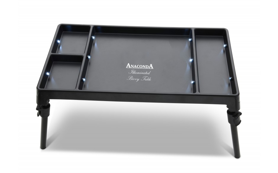 Anaconda Illuminated Bivvy Table Karpfenanglertisch 54 * 29 cm beleuchtet