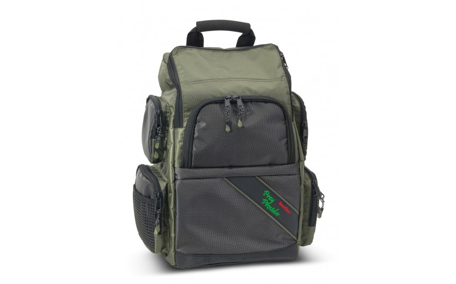 IRON CLAW Prey Provider Backpacker Angelrucksack mit 3 Angelgeräteboxen Anglerrucksack