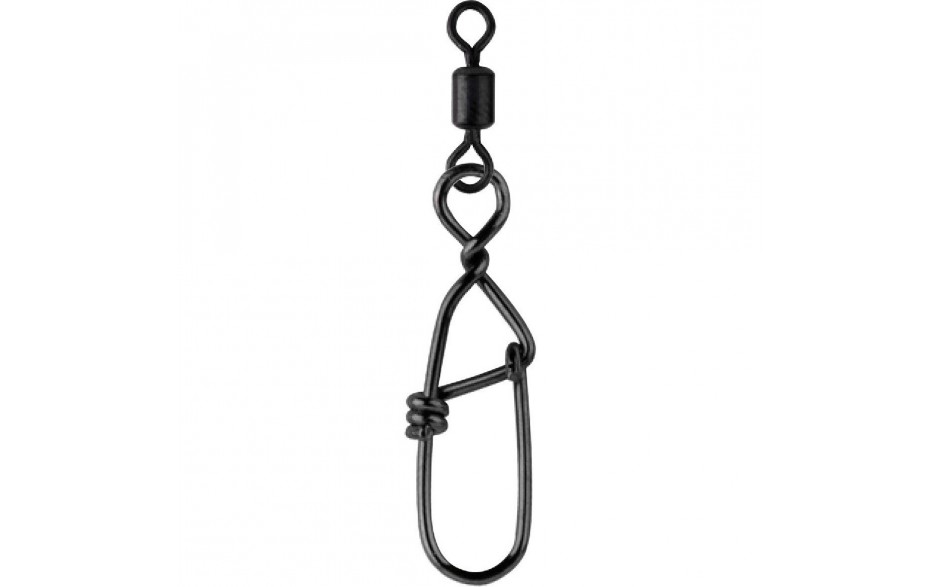 Spro Angelwirbel Snagless Snap & Rolling Swivel Größe 12 / 7 kg Tragkraft 10 Stück im SB Pack