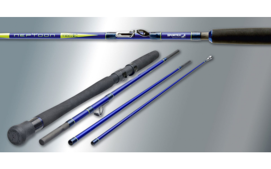 Sportex Neptoon Inliner Travel JT2120 Meeresrute 2,1 Meter 20 lbs 280 Gramm 57 cm Transport