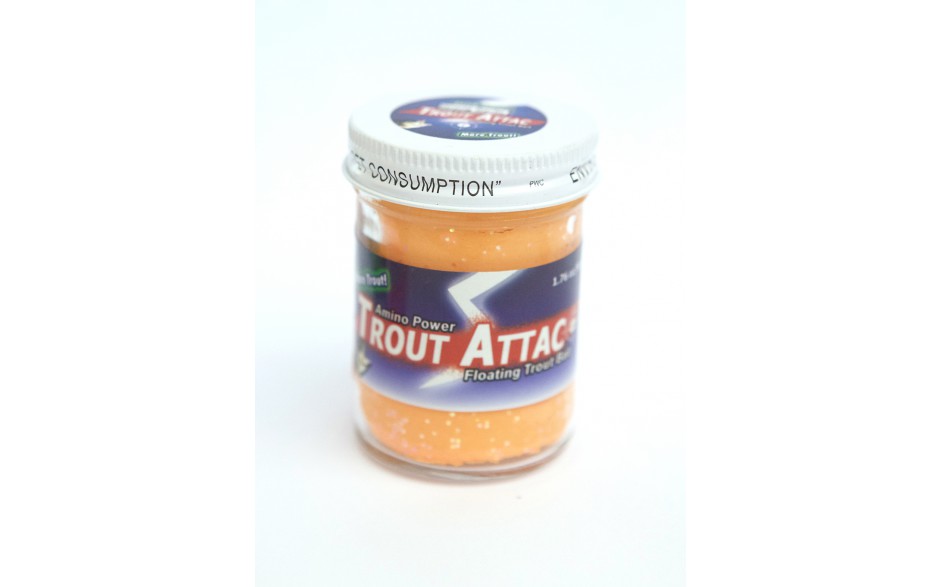 Trout Attack Troutbait Orange Flash Glitter