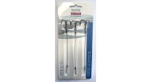 Balzer Shirasu Stinger Rig 1x7 5,5cm Hakengröße 6 9 kg Tragkraft 3 Stück ideal für Gummiköder Raubfischköder