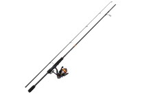 DAM Firewave XP Angelset mit Angelrute Angelrolle und Angelschnur 2,4 Meter 15 bis 40 Gramm Wurfgewicht 